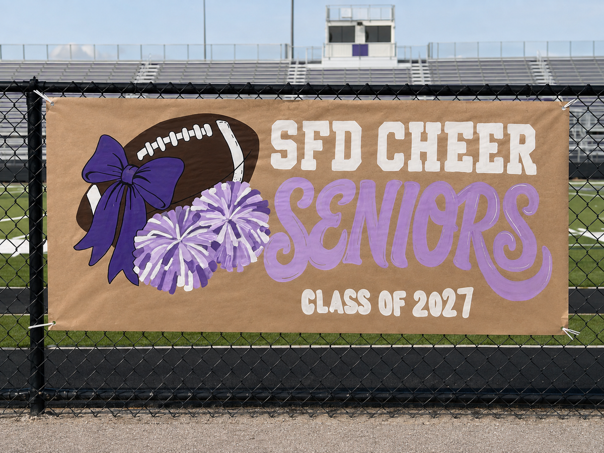 For the Love of the Game | Custom Hand-Painted Banner