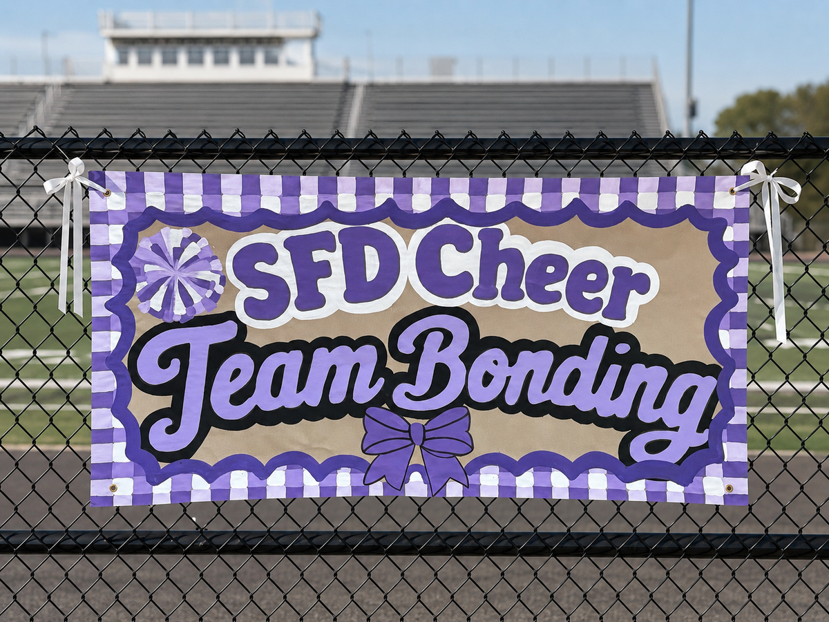 For the Love of the Game | Custom Hand-Painted Banner