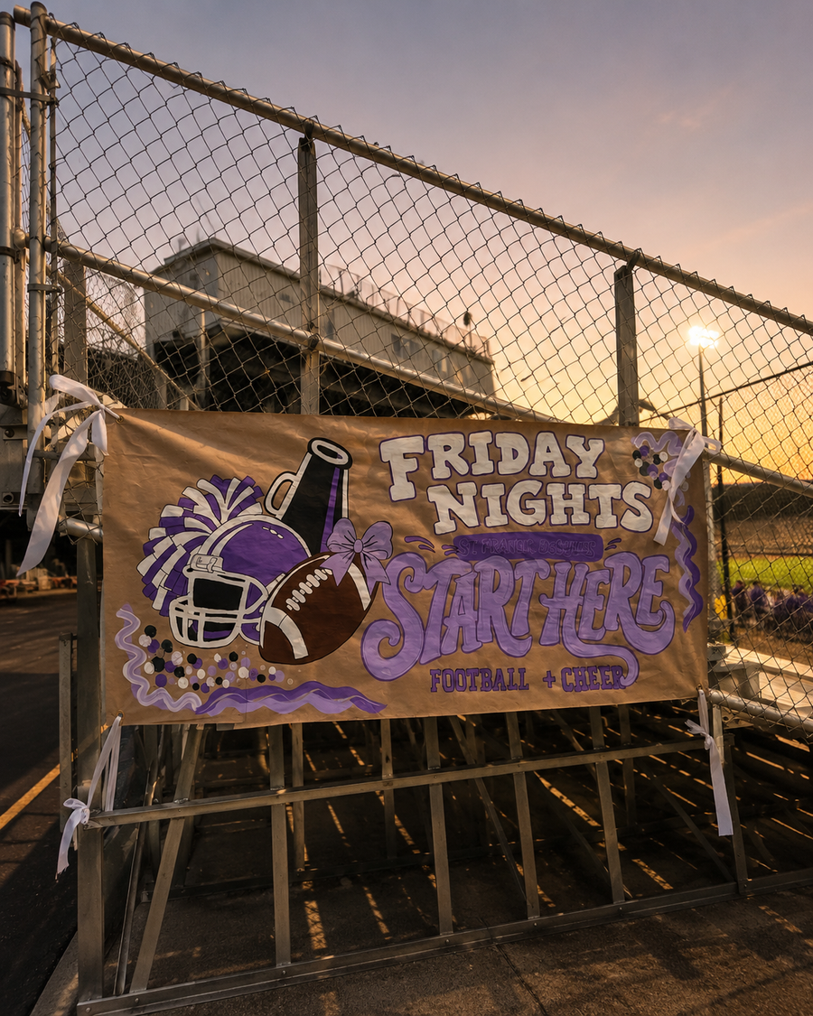 For the Love of the Game | Custom Hand-Painted Banner